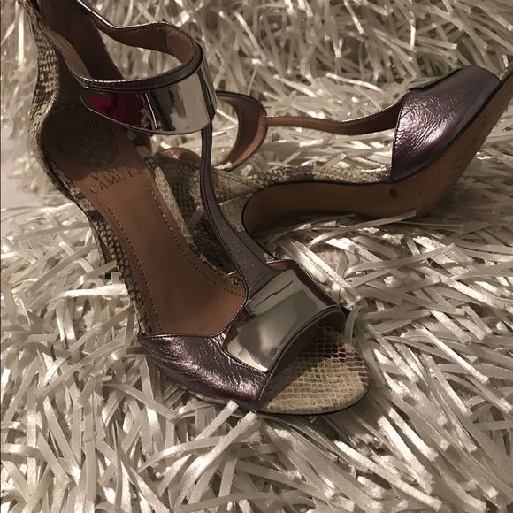 Vince Camuto Kipton stilettos silver & white - Picture 5 of 8